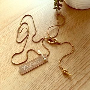 Madewell knot necklace